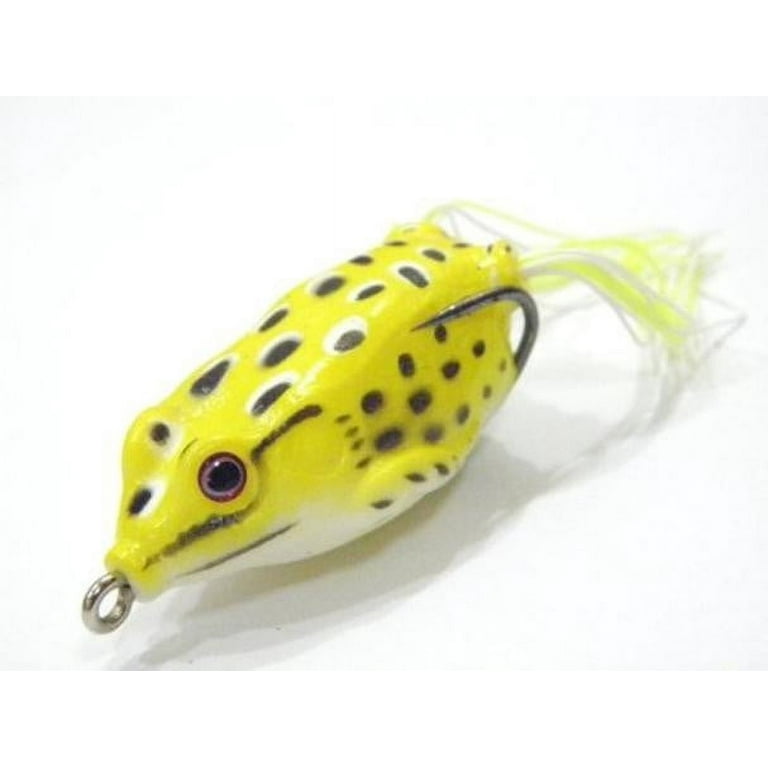 XEOVHVLJ Clearance 5 Hollow Body Topwater Frogs Fishing Lures Baits With 