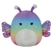 Squishmallows Official 7.5 inch Estephania the Rainbow Gradient Butterfly - Child's Ultra Soft Stuffed Plush Toy