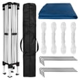 thumbnail image 3 of Flash Furniture 10' Square Outdoor Pop Up Canopy Tent with Carry Case in Blue, 3 of 8