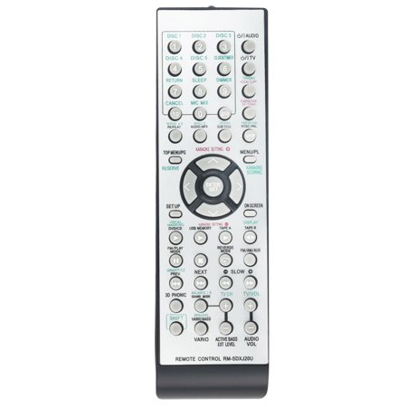 RM-SDXJ20U Replace Remote for JVC DX-J21 CA-DXJ36 CA-DXJ11 CA-DXJ30 GVT0245-001A