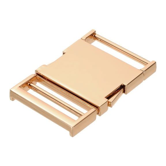 Metal Quick Side Release Buckle, 38mm/1.5" Collar Buckles, Light Gold