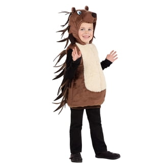 Woolly T-Rex Costume For Toddlers - Hooded Jumpsuit With Mitts, Shoe Covers & Tail, Size 2T