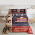 thumbnail image 3 of Homewish Rustic Lodge Cabin Bedding Comforter Set for Teens, Farmhouse Truck Twin Comforter Sets, Vintage Texas Stars Reversible Bedding Set, Super Cozy Room Decor, 2-Piece, 3 of 9