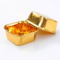 thumbnail image 7 of 50 Count Gold Square Cupcake Cups, Oil-Resistant, High-Temperature Resistant, 7 of 7