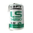 thumbnail image 2 of Saft 1/2 AA 3.6 V Lithium Battery with Tabs LS14250 Non Rechargeable Pack Of 10 with Loopacell Cloth, 2 of 3