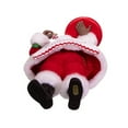 thumbnail image 7 of Kurt Adler 10.5" Fabriche Gingerbread Chef Christmas Santa Figurine, 7 of 7