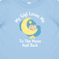 thumbnail image 4 of Inktastic Gigi Loves Me to the Moon and Back Boys or Girls Baby T-Shirt, 4 of 5