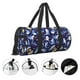 thumbnail image 3 of Fotbe Cute Shark Bolsa Deportiva de Lona Plegable con Estampado, Bolsa de Gimnasio con Bolsillo Seco/Húmedo, Bolsa de Viaje Ultraligera de Gran Capacidad, 3 of 6
