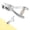 Silver, variant on Slot Hole Punch Multifunctional Oval Hole Punch Metal ID Card Hand Puncher Heavy-Duty Handheld Hole Puncher Precise Paper Single Hole Punching Tool for Paper ID Card
