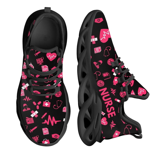 Zapatos planos para mujer con diseño de diente de león, cómodos y transpirables, con cordones, estampados médicos, informales, para exteriores