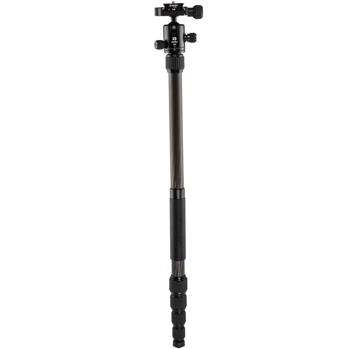 Benro Tripster 1 Series 5-Section Carbon Fiber Travel Tripod/Monopod, Black