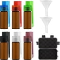 thumbnail image 1 of 6 Pcs Portable Camping Seasoning Container Set,Mini Seasoning Bottles,Travel Size Seasoning Containers with Spoons,Seasoning Jars for Outdoor Camping,Backpacking and Home Cooking,(M,0.6x1.7 in), 1 of 8