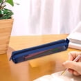 thumbnail image 3 of Tuscom 1Pcs Mini Transparent Mesh Pencil Case, Vintage Stationery Bag, Pen Bag for Holds Ruler, Pens, Erasers, USB Sticks, Portable Nylon Pencil Pouch, 3 of 4