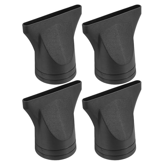 OFFIGAM Hair Dryer Expansion Nozzle Hair Dryer Nozzles Black Plastic 4Pcs