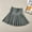 Gray, variant on uublik Beach Skirts for Girls Pink Pleated Skirts School Kids Casual Midi Flare A Line Uniform Skorts Skirt Size 2T-8