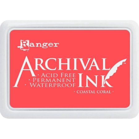 UPC: 0789541069300 | Ranger Archival Ink Pad Coastal Coral