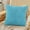 Blue, variant on Ywbawe Solid Color Flock Bean Bag Lumbar Pillow Cushion Sofa Bed Car Office Back Support 40x40cm 1-Piece