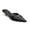 Black, variant on XYD Women Mules Layered Buckles Pointed Toe Tapered Low Heel Slippers Slip-on Fashion Sandals Casual Dressy Shoes Size 7 Black
