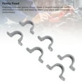 thumbnail image 4 of 30 PVC Flexible U Bracket Pipe Clamp with Groove Design for Telephone HVAC Refrigeration Lighting, for Electrical Conduit Clamp, PVC Pipe Strap, Cable Fastener, 4 of 7