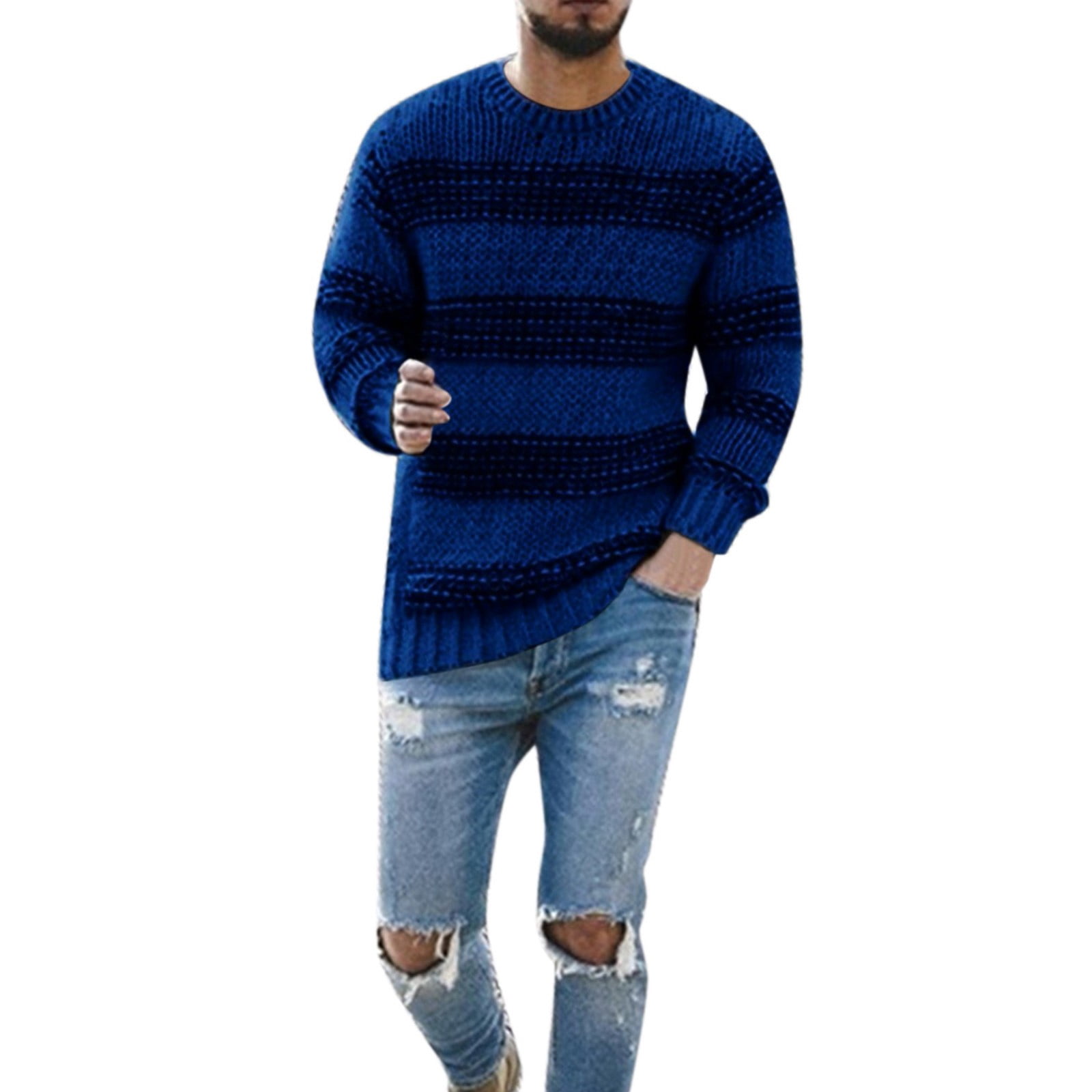Mens Striped Sweaters