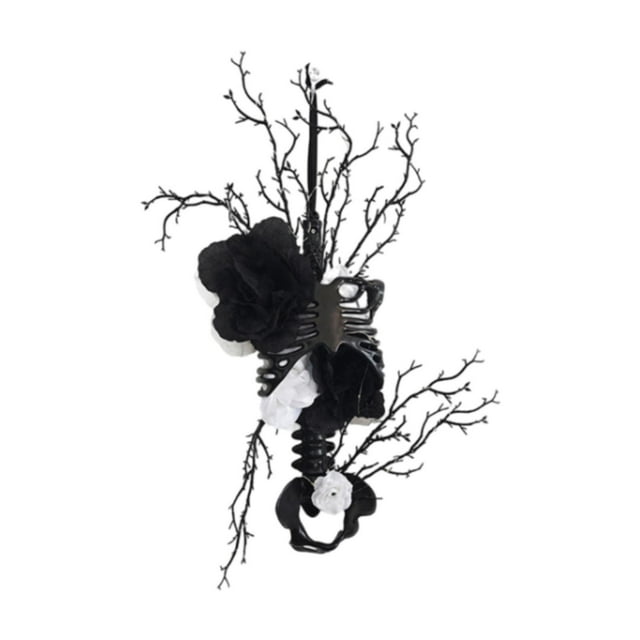 Torso de esqueleto floral para decoración de Halloween Caja torácica de esqueleto de Halloween para dormitorio