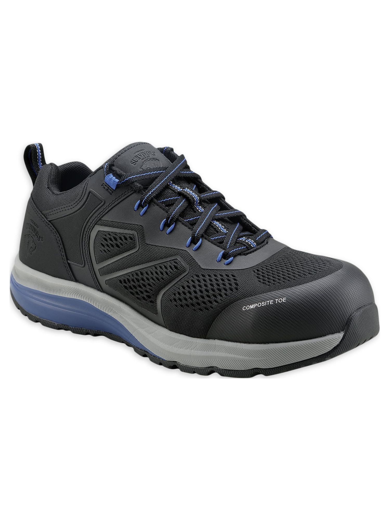 NWT Brahma Kamden Steel Toe Shoe Men\'s Work Boots Low Top Size 7 Slip Resistant Brahma Kamden Black Men main image 2