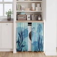 thumbnail image 6 of Blue Coastal Kitchen Curtains 54 Inch Length, Beach Sea Turtle Ocean Nautical Botanical Tiers Curtains for Bathroom Bedroom Cafe, Light Filtering Small Window Treatment Drapes 2 Panels 42"Wx54"L, 6 of 8
