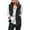 Black, variant on Puffer Vest Women Vests for Women 2024 Women's Solid Color Fashion Casual Sleeveless Pocket Zipper Coat Cropped Puffer Vest, Green 5XL