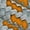 Light Grey Orange, variant on INSPIRE CHIC 3 Pairs Core Non-slip Round Shoelaces for Boots Hiking Walking Outdoor Shoes Light Grey Orange 180cm / 70.87"
