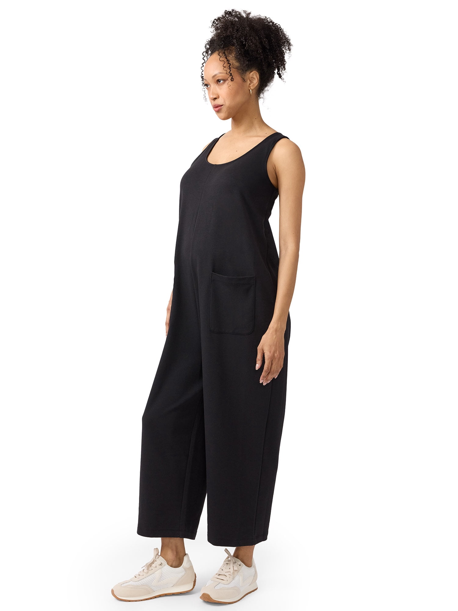Ingrid & Isabel For Every Belly Women’s Maternity Pocket Knit Jumpsuit, Sizes S-XXL