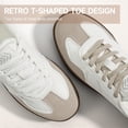 thumbnail image 4 of Ecetana Women's Comfortable Lace-Up Walking Sneakers Non-Slip Casual Fashion Shoes for Everyday Wear, 4 of 10