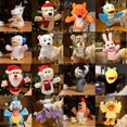 thumbnail image 2 of Stuffed Plush Animals Toys Hand Finger Puppet Kawaii Dolls Educational Baby Toys Learning & Education Monkey Tiger Children Gift, 2 of 5