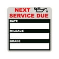 thumbnail image 1 of 12pcs Sticker Next Service Car Van Truck Oil Garage Reminder Change Reminder M2K4, 1 of 1
