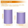 thumbnail image 3 of ALAZA Lavender Purple 2 PCs LED Flickering Flameless Candles with Remote Timer Battery Operated Candle, 3 of 7