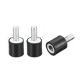 thumbnail image 1 of Unique Bargains Rubber Mount 3 Pack M4 Male/Female Vibration Isolator Shock Absorber D10mmxH10mm, 1 of 5