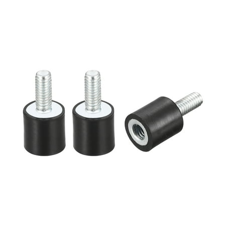 

Rubber Mount 3 Pack M4 Male/Female Vibration Isolator Shock Absorber D10mmxH10mm