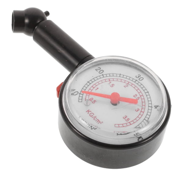 TABLZONE Automotive Tire Gauge with High Precision Dial and Sturdy Black ABS Plastic for Reliable Measurement