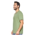 thumbnail image 2 of Expert Brand USA-Made Men's MoCA Cotton Blend V Neck T-Shirt, Meadow, 2XL, 2 of 5