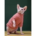 thumbnail image 2 of Cat Sweaters for Cats Only Autumn Winter Fashion Pullover Solid Soft Ribbing Sweaters Turtleneck Pet Clothes for Cat Sphynx Cat Sweaters, 2 of 6