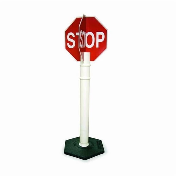 Cortina Safety Products Stop Sign,56" x 11",Red 03-747QD