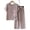 Khaki, variant on Womens Summer Pajama Sets 2 Piece Short Sleeve Top and Capri Pants Ladies Lounge Pjs Sets with Pockets Green XL