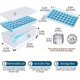 thumbnail image 2 of 36 Grid Ice Tray With Ice Box Ice Shovel Silicone Ice Box, Household Square Ice Cube Mold, 2 of 3