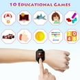 thumbnail image 5 of SHANNA Kids Game Smart Watch for Boys Girls, 1.54" HD Touch Screen 10 Puzzle Games Music Player 2-Way Call SOS Phone Wristwatch, Black, 5 of 12