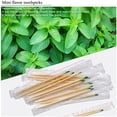 thumbnail image 5 of Wood Bamboo Mint Individually Cello Wrapped Toothpicks 2.5 Inch Pack 1000,High Class Food Picks with Flavor,Bamboo Mint Toothpicks for Appetizers,Cocktails,Fruits,Olive,BBQ Picks., 5 of 6