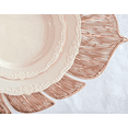thumbnail image 6 of " OCCASIONS " 20 Pieces Pack Pressed Vinyl Metallic Placemats / Wedding Accent Centerpiece Placemat (Garden Rose Gold), 6 of 6