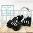 thumbnail image 5 of Outdoor Gym Luggage Lock Protection Security Weatherproof Safely Code Lock Anti-theft Lock Vault Combination Padlock 4 Dial Digit Combination Lock A, 5 of 8