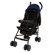 Angle View: evezo lightweight adjustable baby stroller - blue