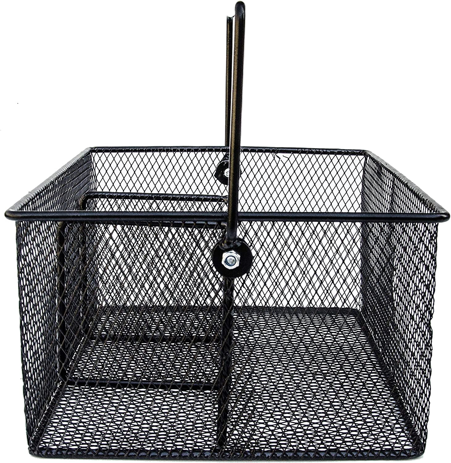 Maypes Outdoor Utensil Caddy for Party, Silverware Holder, Buffet Organizer, Stainless Steel, Black
