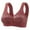 Wine, variant on Lisbinx Everyday Bras Women's Plus Size Seamless Lace Sports Bra Comfortable Breathable Base Tops Underwear