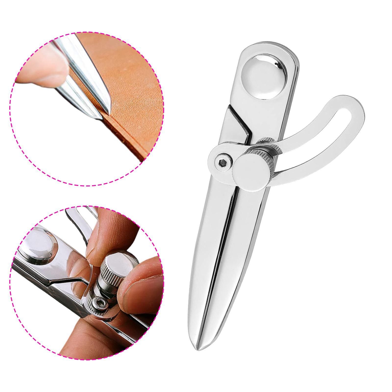 FVDPWYE Stainless Steel Divider Scriber Professional Lightweight DIY Leather Regulation